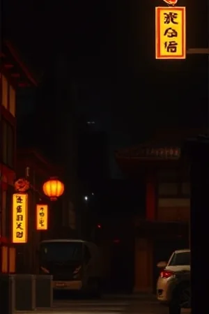 《雾中灯塔》浓雾里的灯塔轮廓